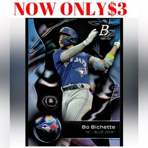 Bo Bichette 2023 Bowman Platinum Toronto Blue Jays Baseball Card